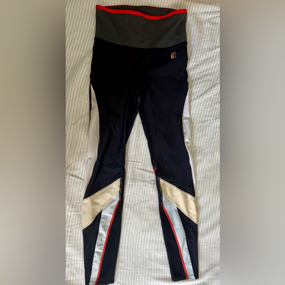 P.E Nation Black and White Performance Leggings
